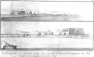 Apuntes del Debod. Norden, 1737